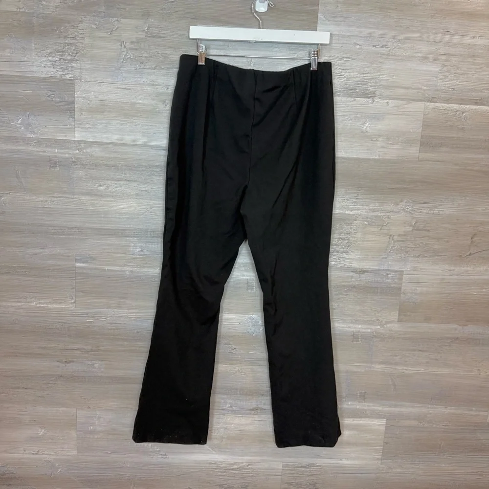J. Jill Black Barely Boot Cut Trousers - Picture 3 of 5